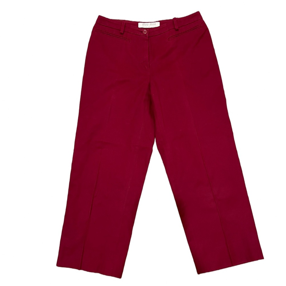 Miu Miu Lightweight Cropped Trousers